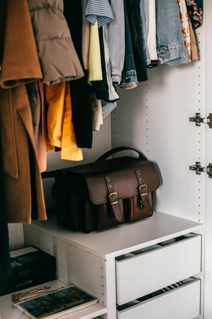 small closet additional storage shelves