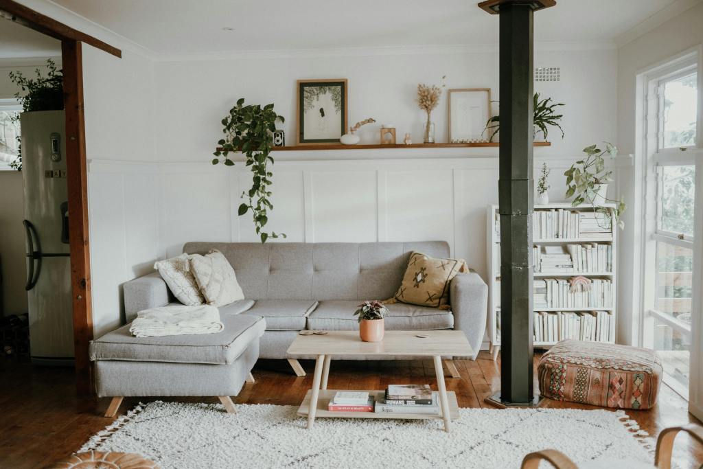 Multifunctional furniture helping reduce clutter in a small apartment
