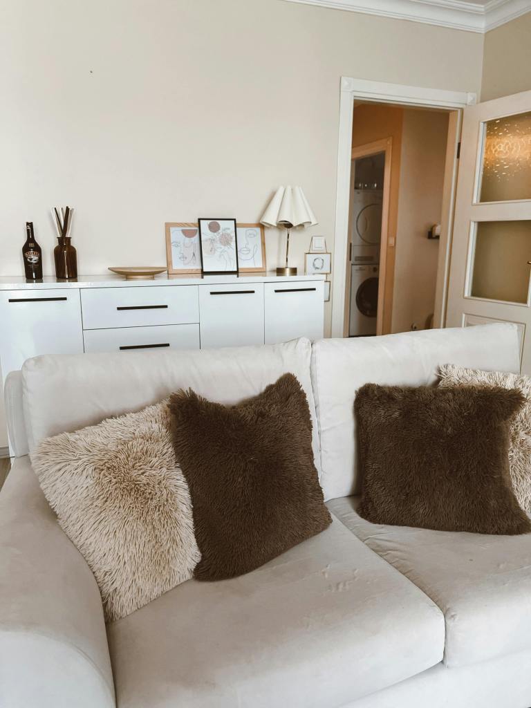 Decorative details making a small apartment feel intentional and finished